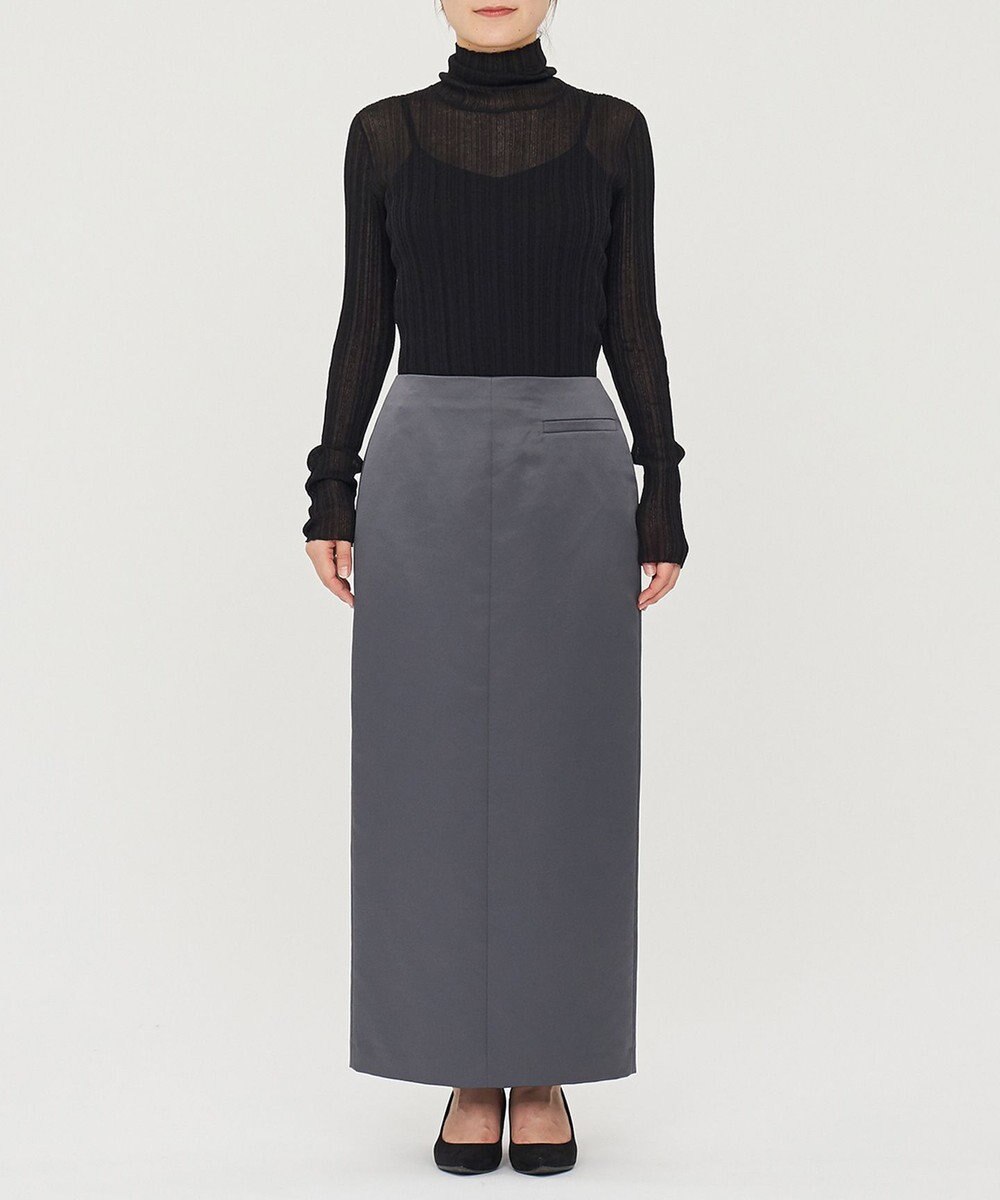 uncrave ラスターサテン スカート（uncrave WHITE） 