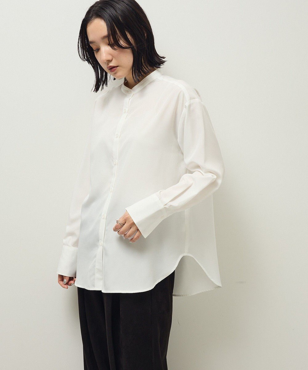 Green Parks バンドカラーインナーシャツ 