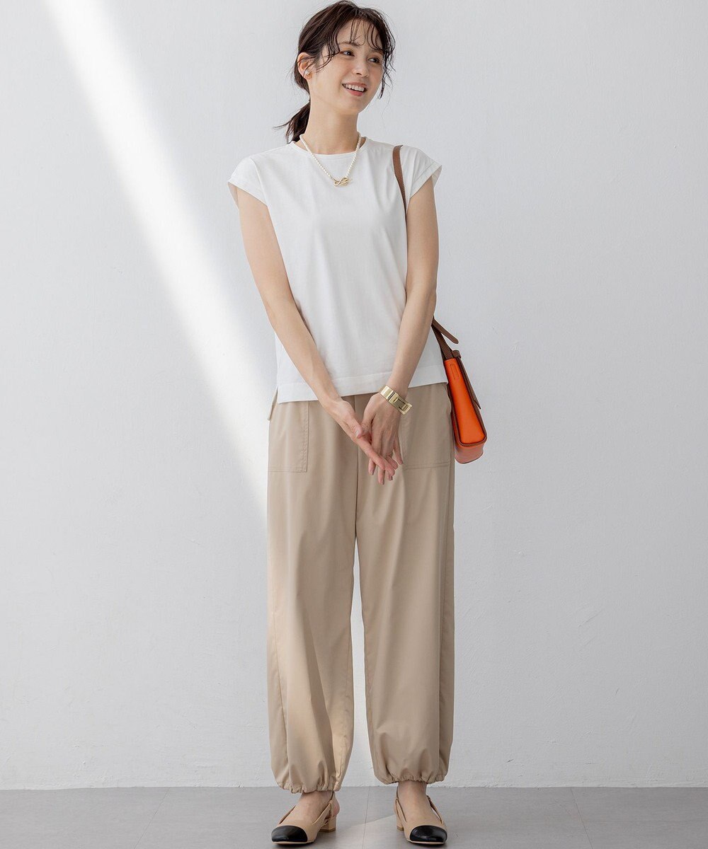 組曲 L ポリエステルレーヨンツイル パンツ 