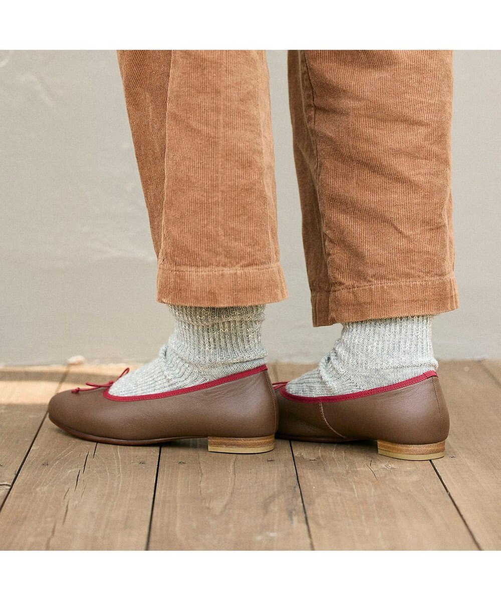 ing <ing>【３E】ワンポイントバレエシューズ 