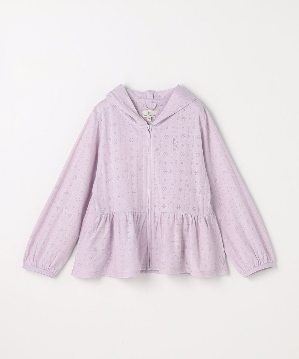 組曲 KIDS 【110-140㎝】 オパールレーシーパーカー 