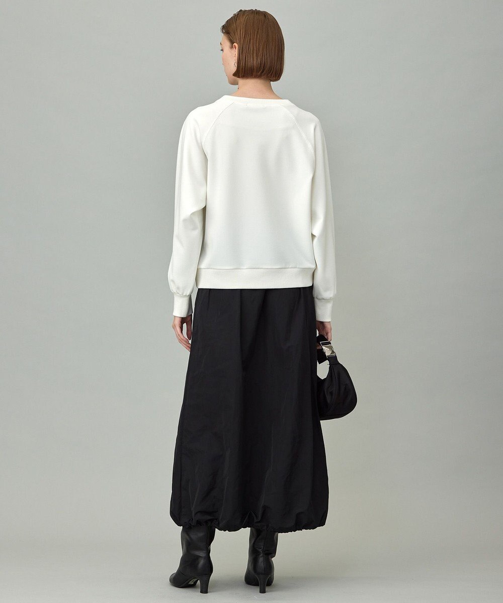 ICB L 【洗える】ジョーゼットジャージー  ドルマンスリーブプルオーバー 