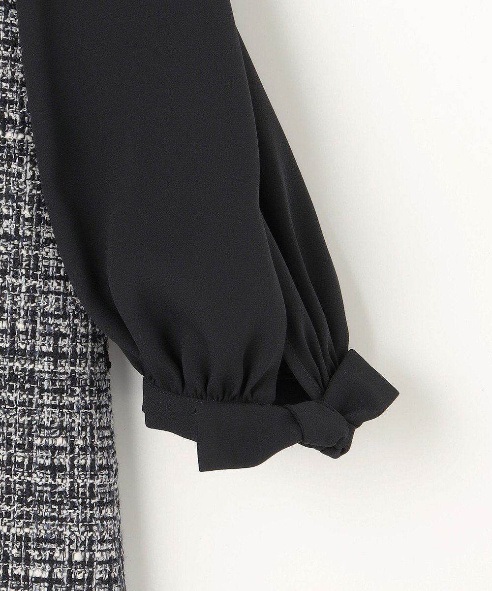 組曲 【KUMIKYOKU NAVY】ラメループモールツイード ワンピース 