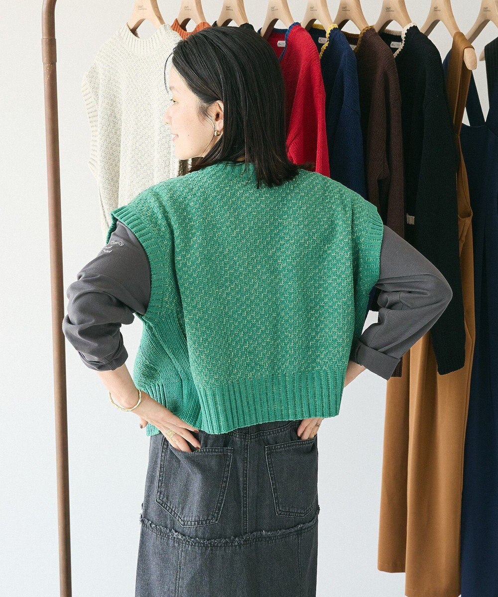 CRAFT STANDARD BOUTIQUE キナリノコラボ/洗える2wayモールニットベスト/24AW 