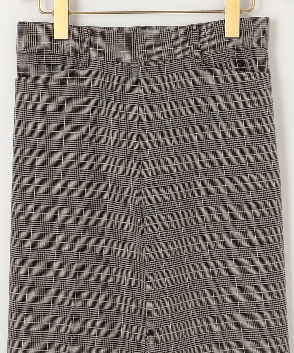 組曲 S 2WAYウォームストレッチ ストレートチェックパンツ 