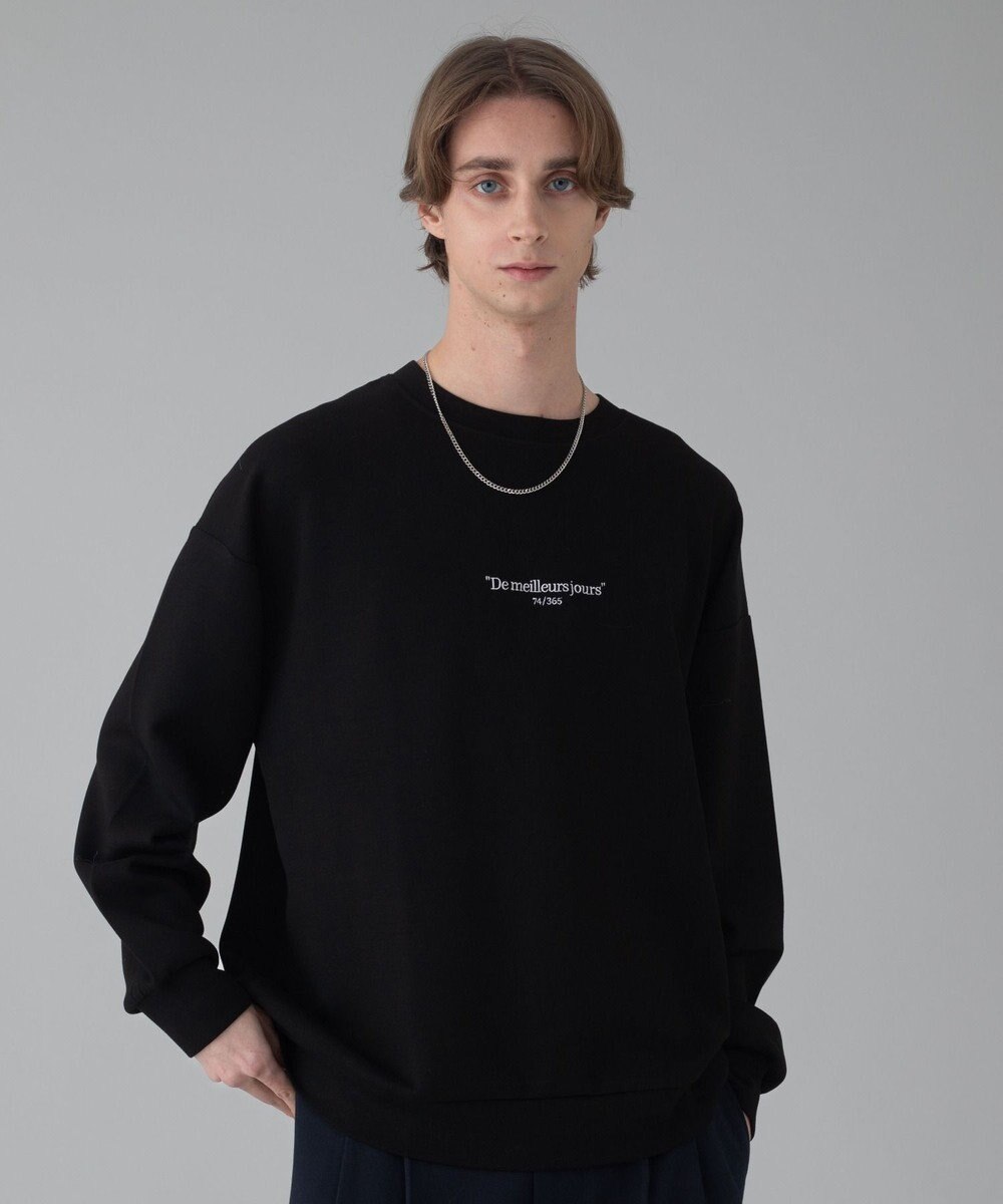 WEGO 【ユニセックス着用ITEM/2点SET/MLサイズ展開】アクセ付きフォトグラフィックプルオーバー 