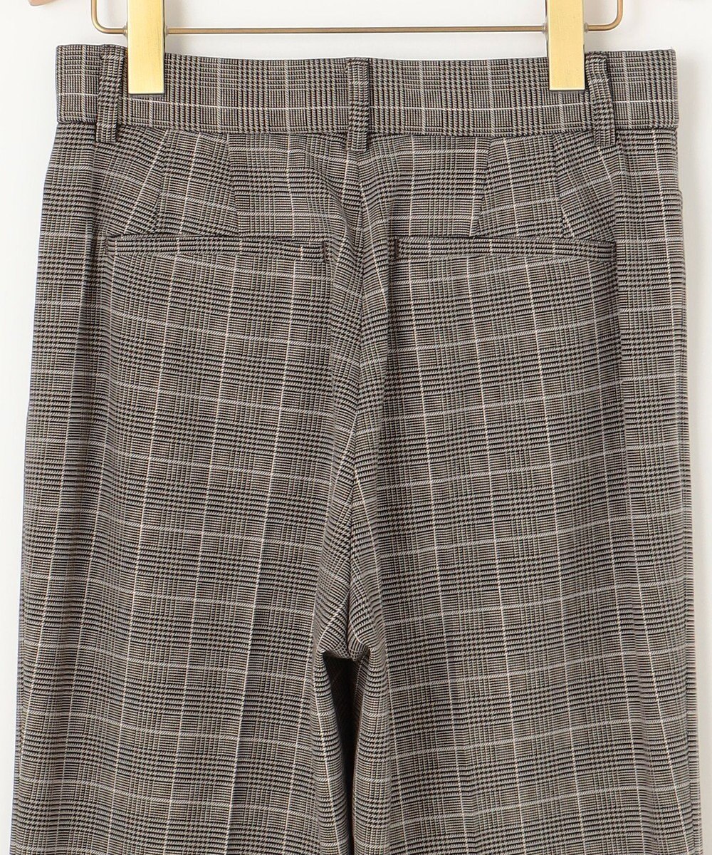 組曲 S 2WAYウォームストレッチ ストレートチェックパンツ 