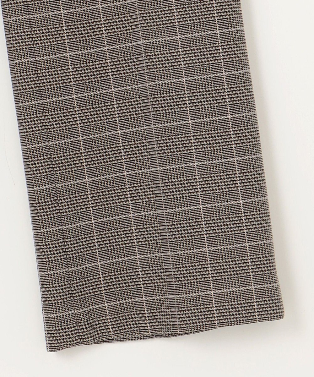 組曲 S 2WAYウォームストレッチ ストレートチェックパンツ 