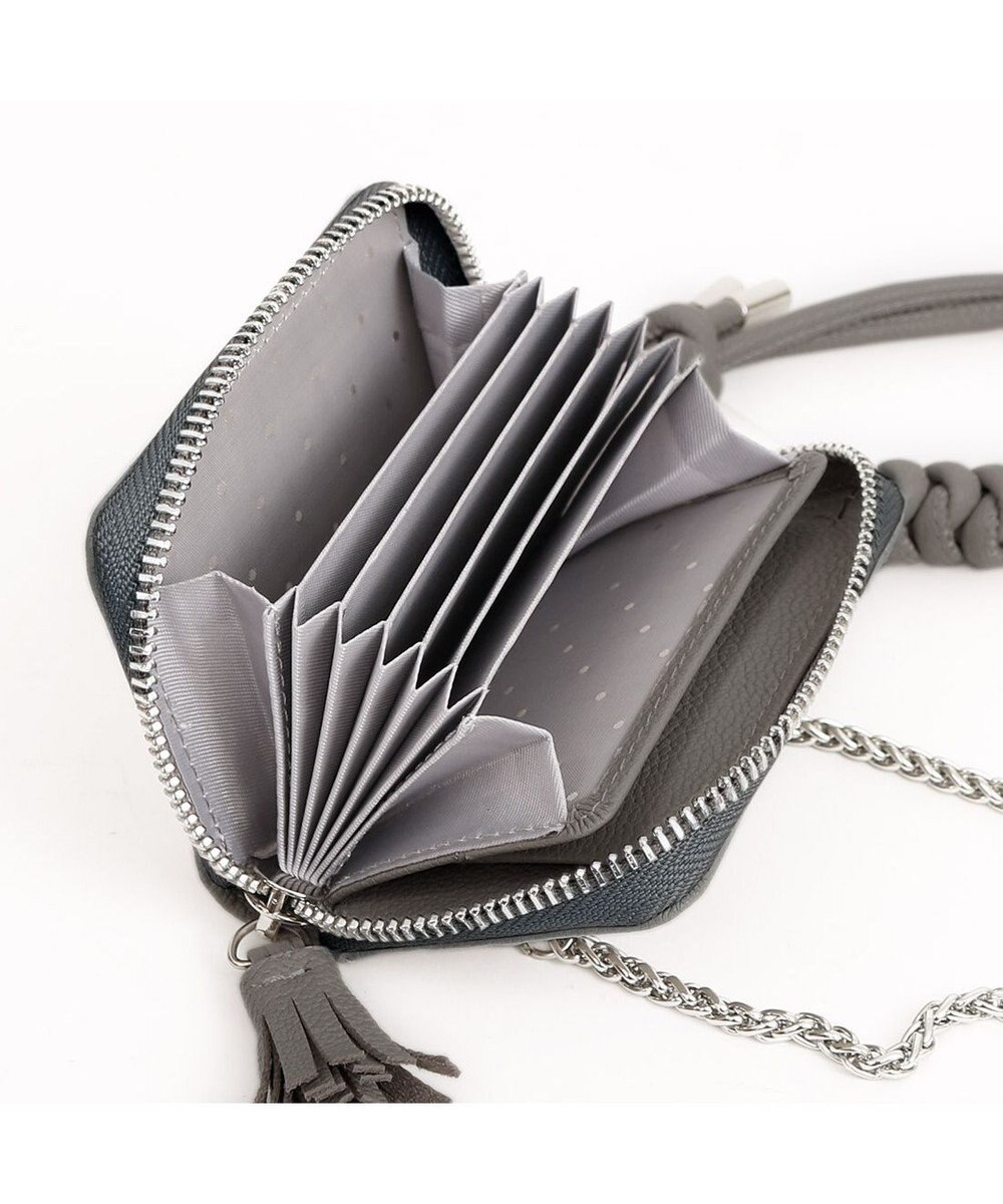 UNBILLION ペルケ perche / マルチスタッズジャバラチャームウォレットショルダー 