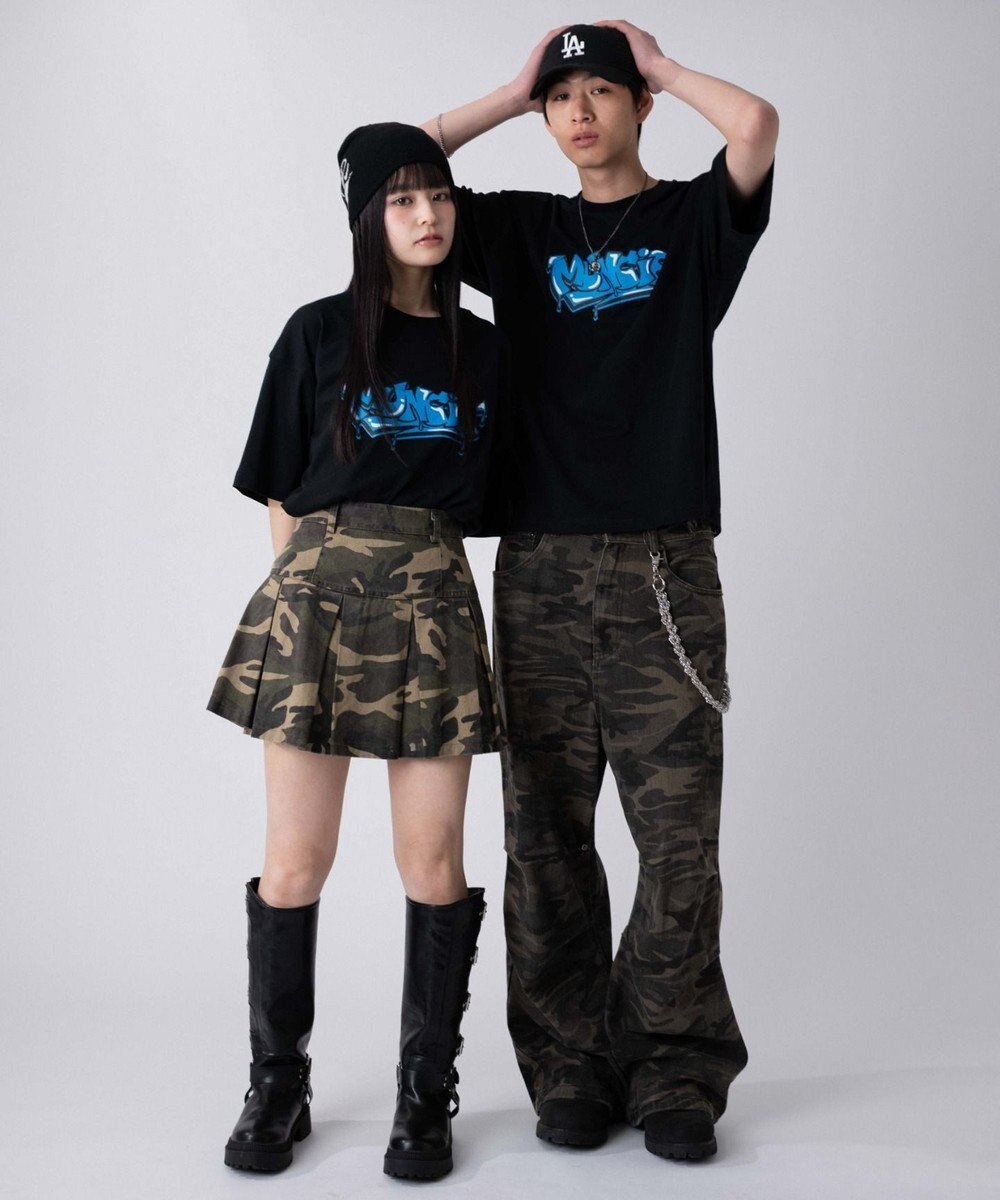 WEGO 【ユニセックス着用ITEM/XSSMLXLサイズ展開】アソートグラフィックBIG　T（SS） 