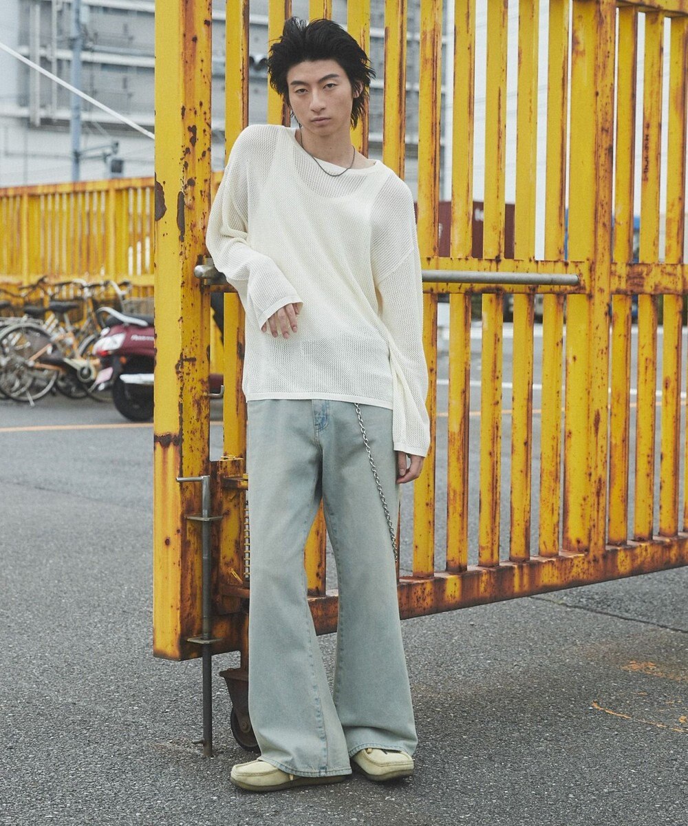 WEGO メッシュニットプルオーバー（LS） 