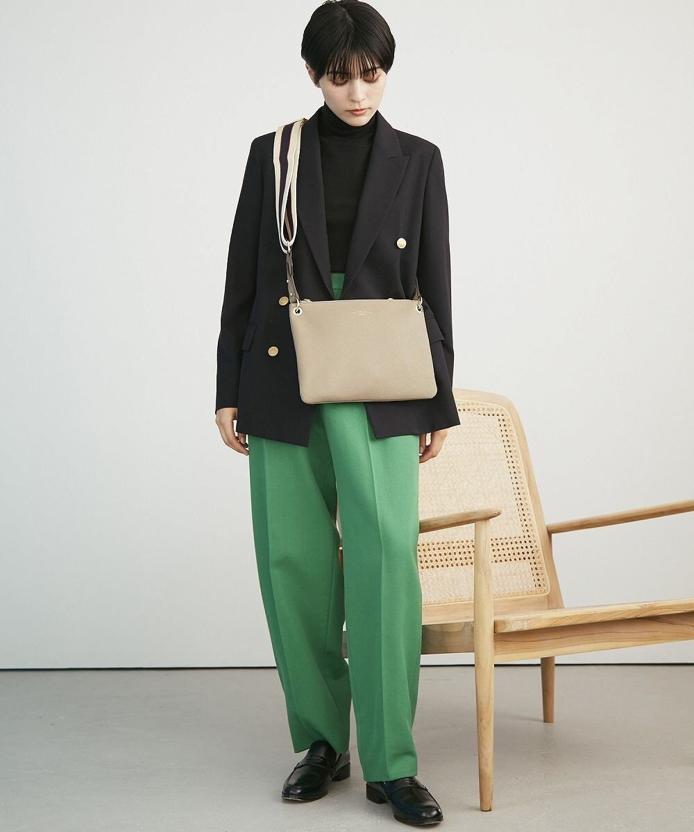 TOPKAPI 【TREASURE TOPKAPI】ストライプベルト・レザー2wayショルダーバッグ 