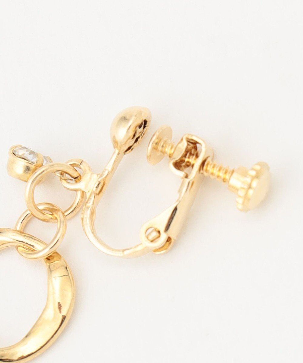 ANY SIS オーバルラウンド イヤリング 