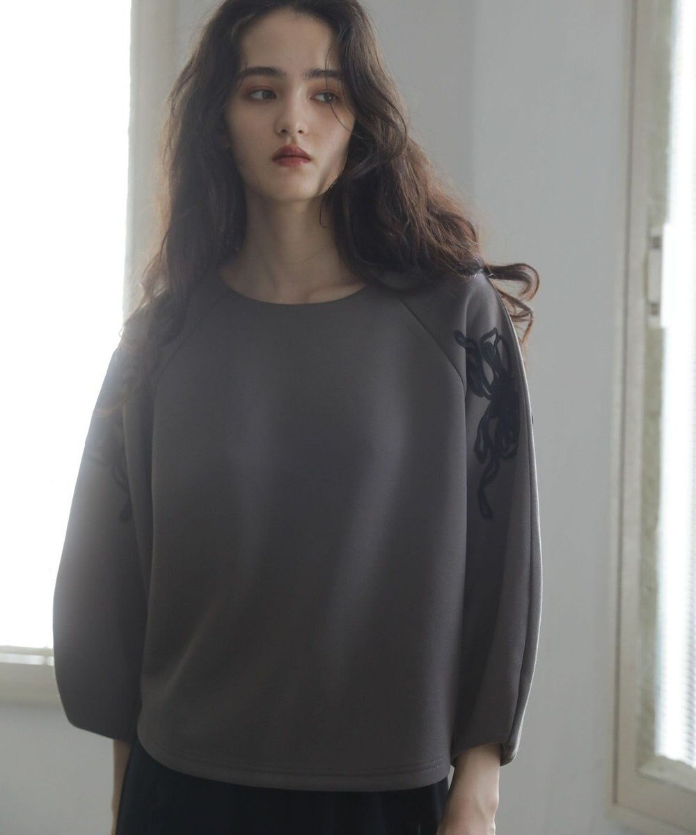 Green Parks ■ＥＳＣＡＲ　リボンコード刺繍プルオーバー 