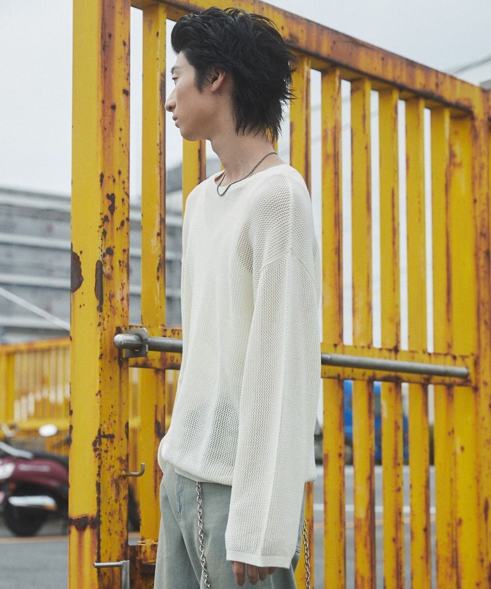 WEGO メッシュニットプルオーバー（LS） 