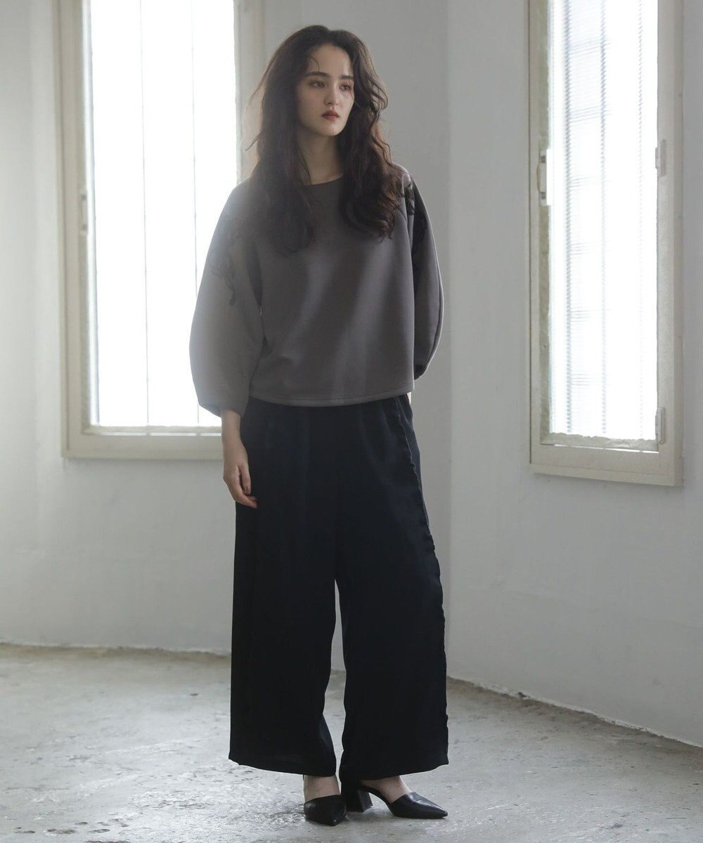 Green Parks ■ＥＳＣＡＲ　リボンコード刺繍プルオーバー 