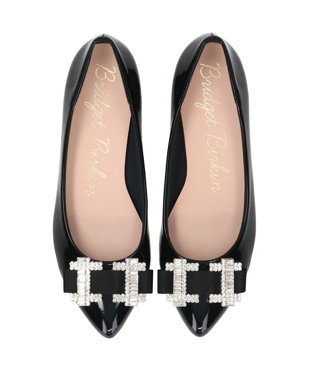 Bridget Birkin 【Bridget Birkin】ビジューリボンバレエレインパンプス 