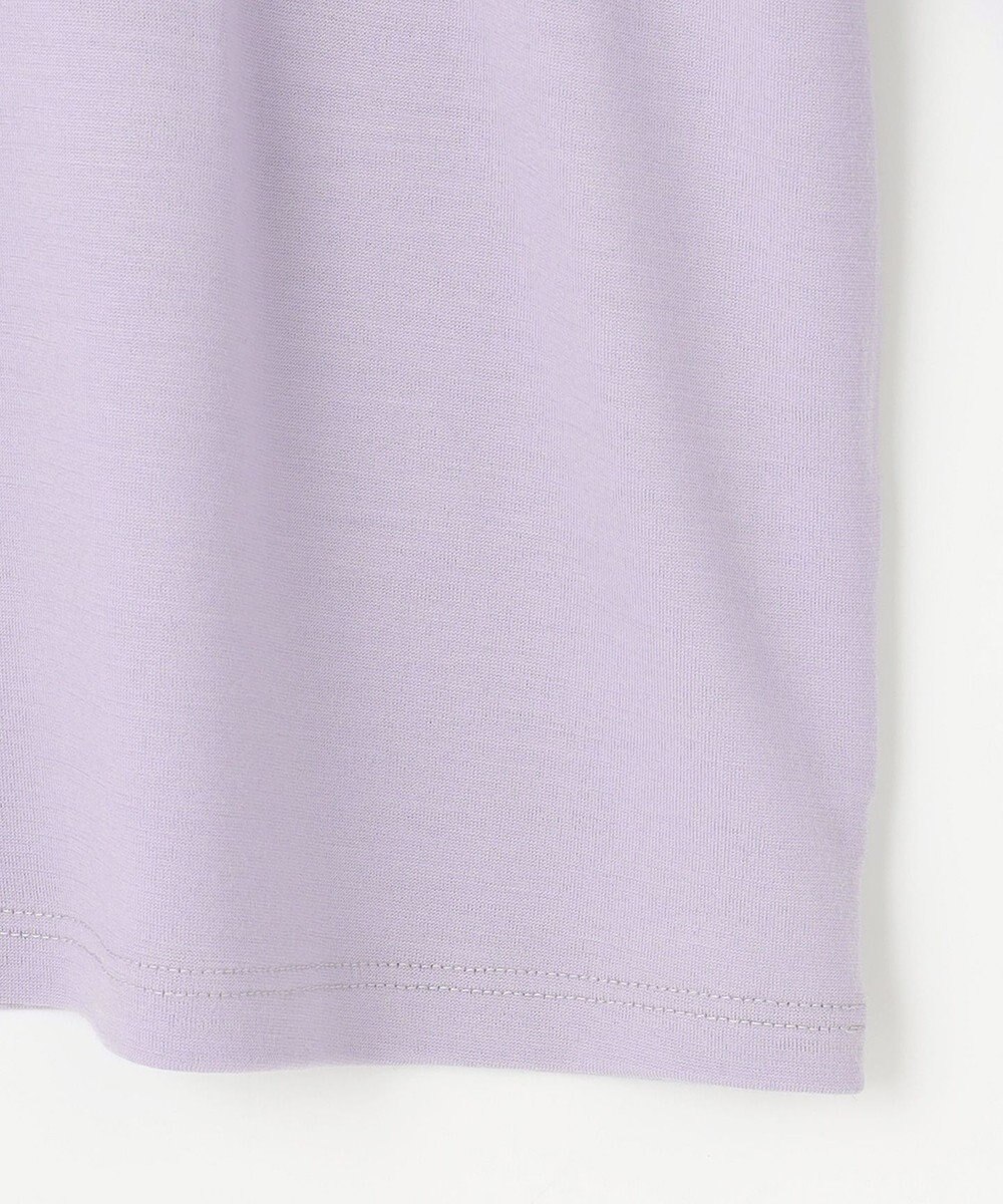 J.PRESS LADIES ウォッシャブルウール フリルネック カットソー 