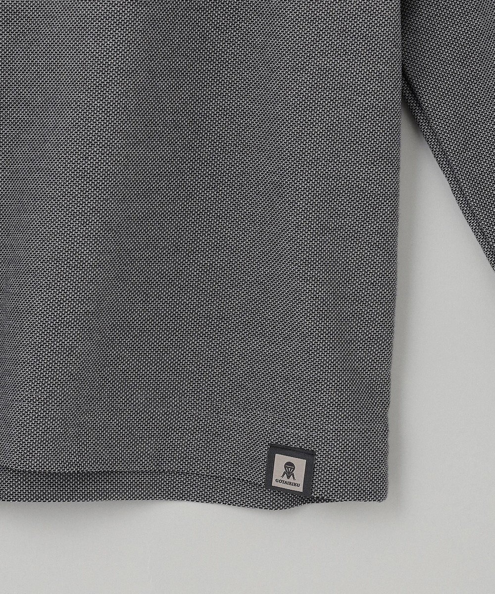 GOTAIRIKU ジャケットのインナーに最適【WEB&一部店舗限定】キレイ目 鹿の子 ビズ長袖Tシャツ 