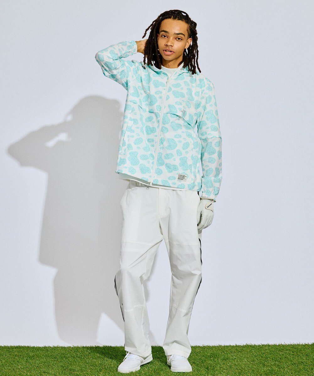 PW CIRCULUS 【撥水加工/ストレッチ】【MEN】アニマルドット2Wayブルゾン  ゴルフ 