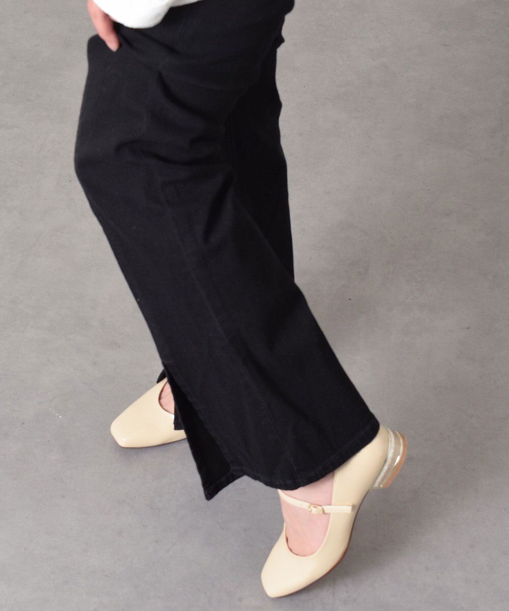 Bridget Birkin 【PARADIS COULEUR】スクエアトウビジューレーンパンプス 