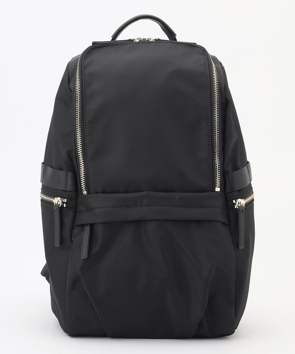 ICB 【A4サイズ収納可・容量約14L】8ポケットメタルファスナー ナイロンリュック 