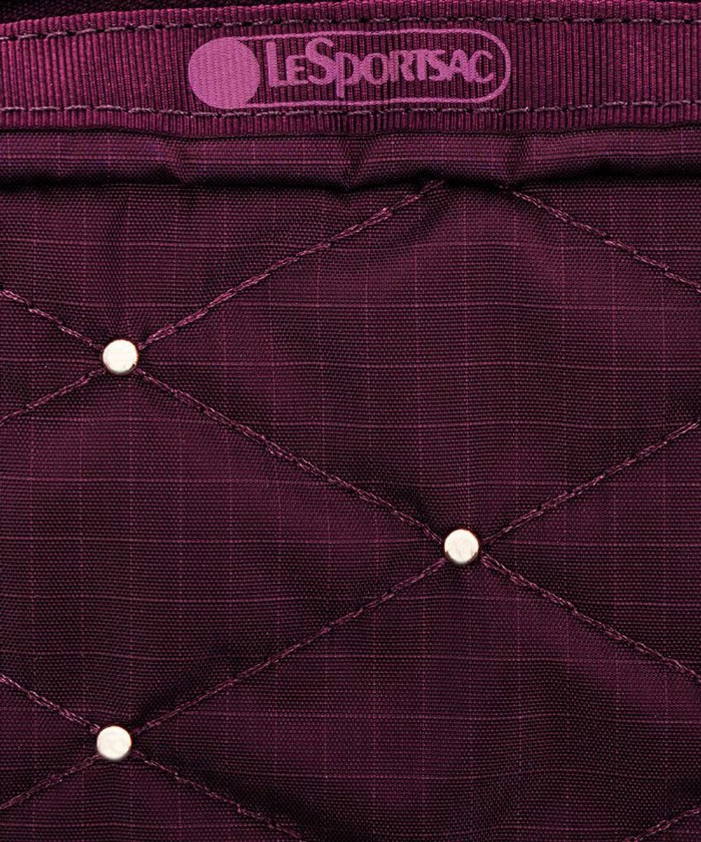 LeSportsac RECTANGULAR COSMETIC/ワインキルトスタッズ 