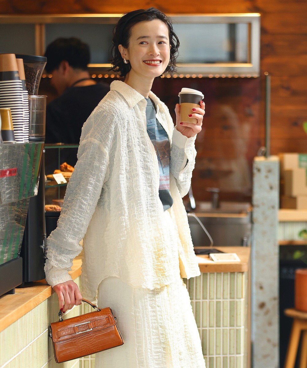 CRAFT STANDARD BOUTIQUE ポコポコワッシャーシャツ 