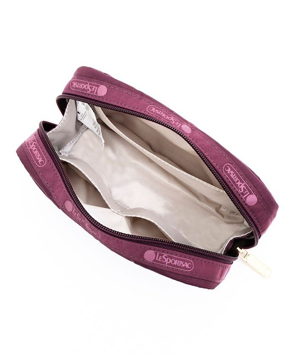 LeSportsac RECTANGULAR COSMETIC/ワインキルトスタッズ 