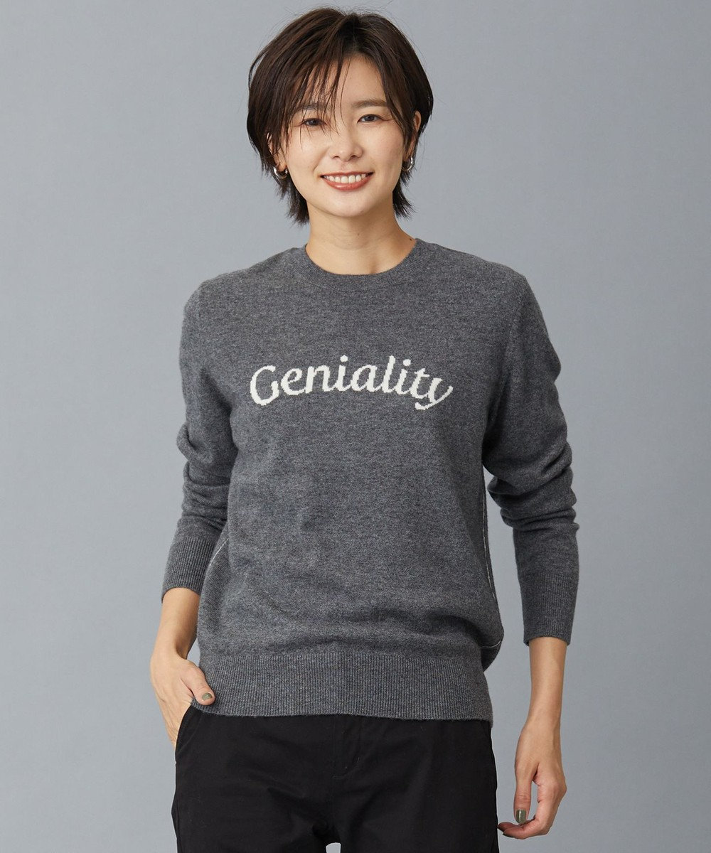 GOOD GRIEF/グッドグリーフ】Cashmere Logo Knit - ニット/セーター