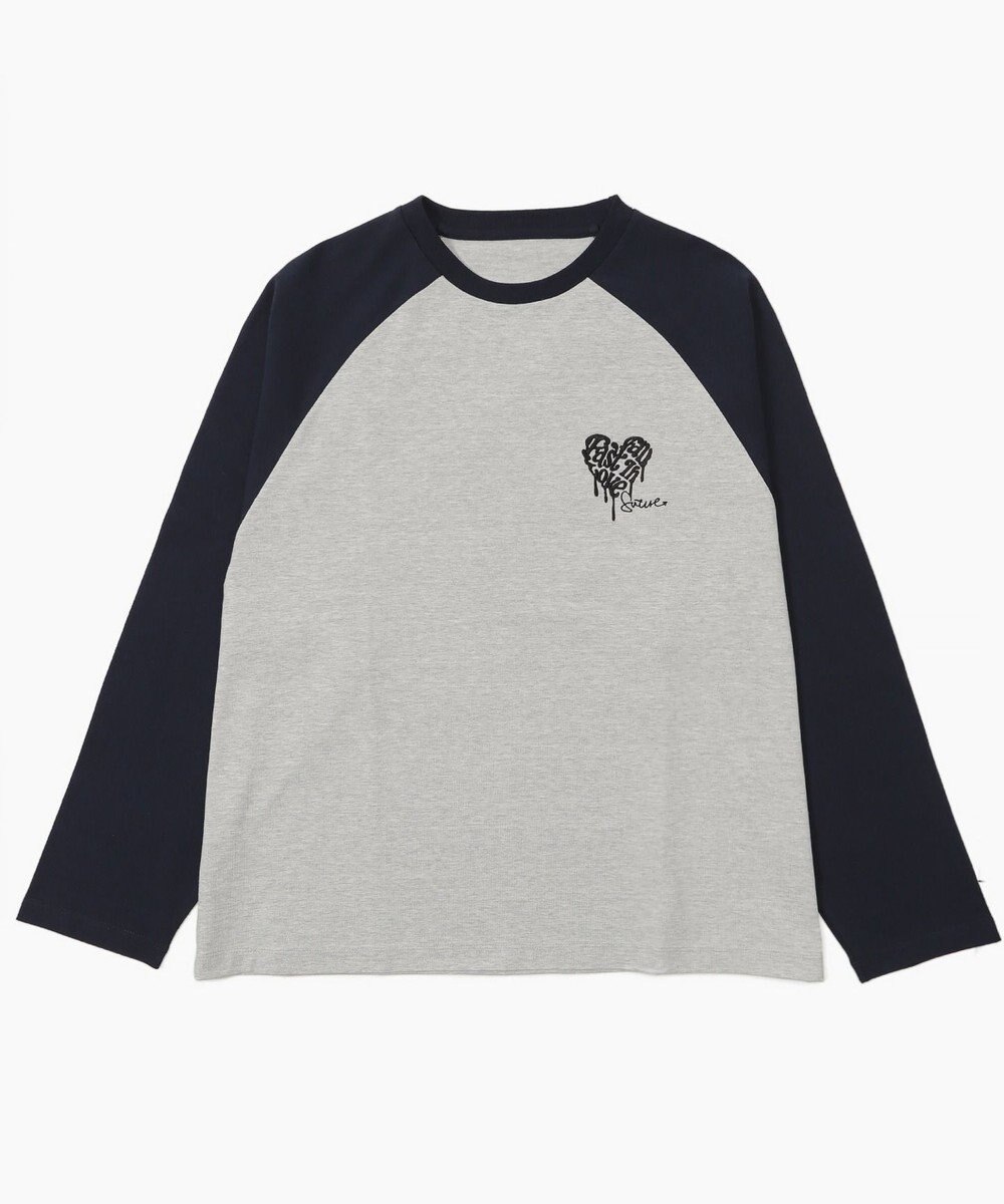 WEGO ラグランハートグラフィックT（LS） 