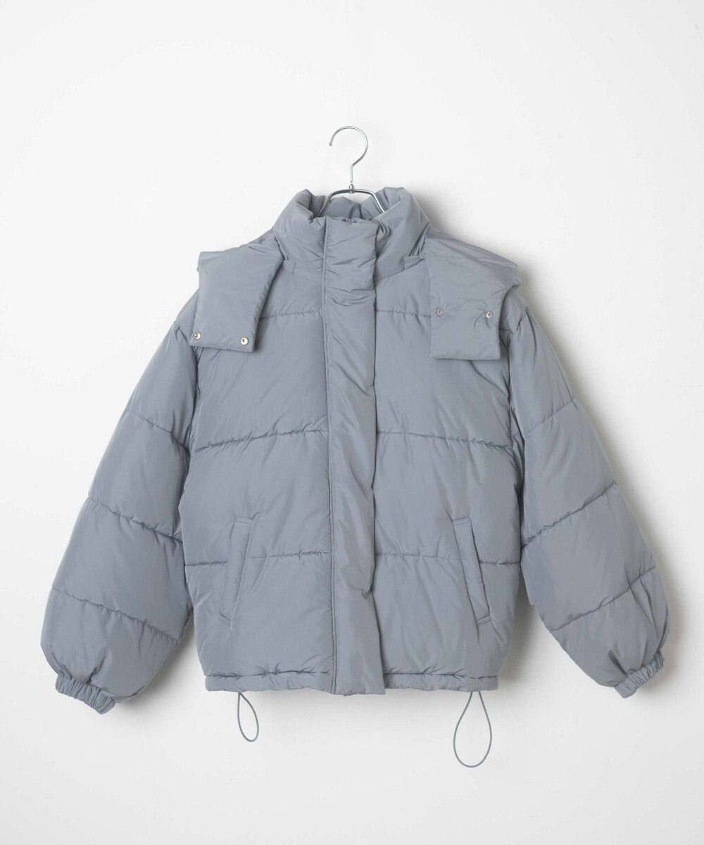 WEGO 【フード取り外し可能】2WAYパテッドジャケット 