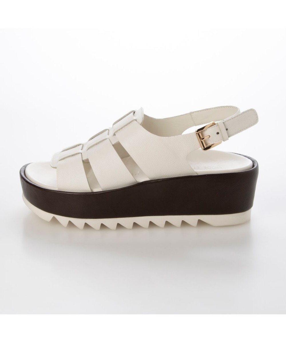 MODE ET JACOMO <MODE ET JACOMO>厚底グルカデザインウエッジサンダル 