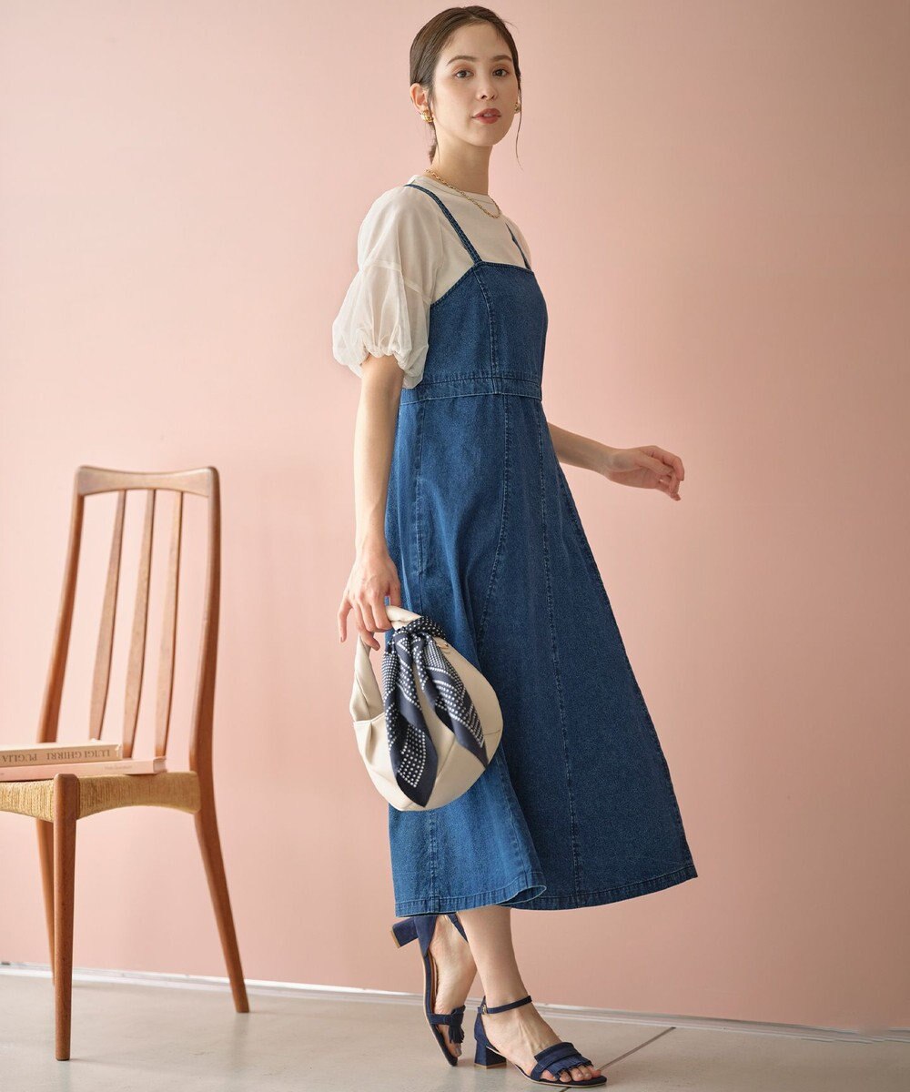 組曲 【人気につき新色追加！】チュールスリーブ カットソー 