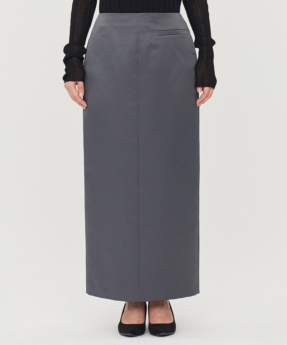 uncrave ラスターサテン スカート（uncrave WHITE） 