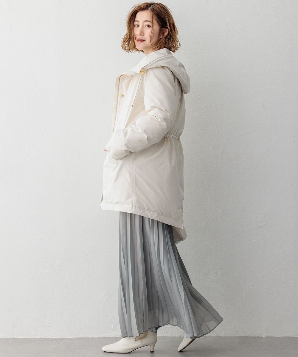 23区 S 【滝沢眞規子さん着用/一部店舗限定/撥水加工】ミリタリー ダウンコート 