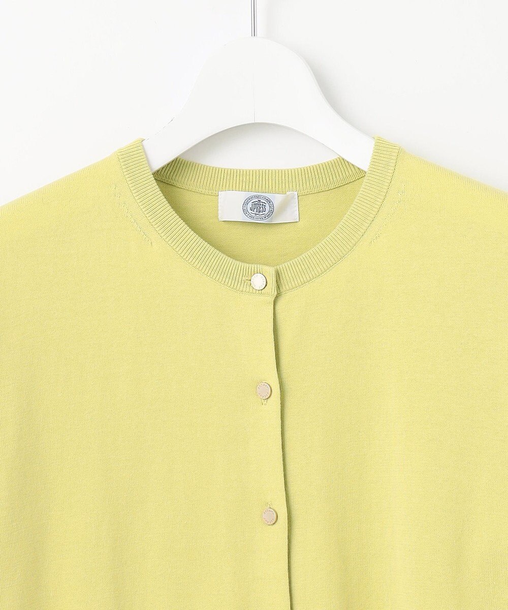 J.PRESS LADIES 【洗える】BASIC HT-COTTON クルーネック カーディガン 