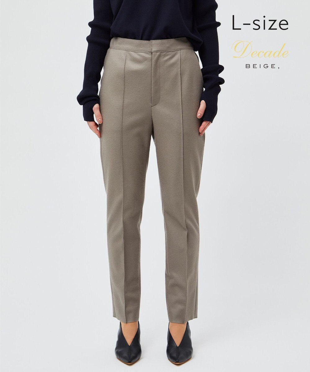 BEIGE， 【L-size】CORBY / クロップドパンツ 