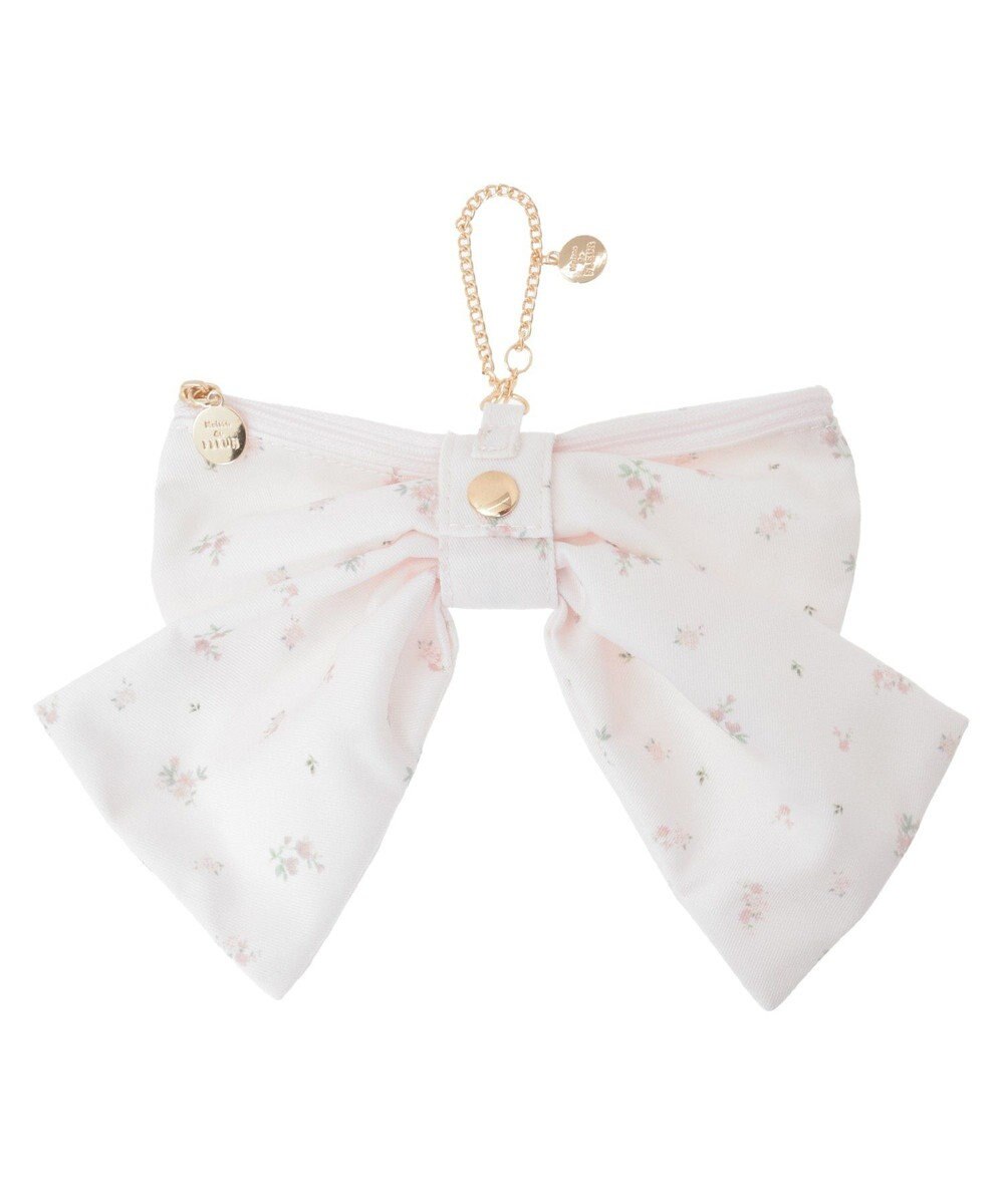 Maison de FLEUR ピンクマニアリボンポーチチャーム 
