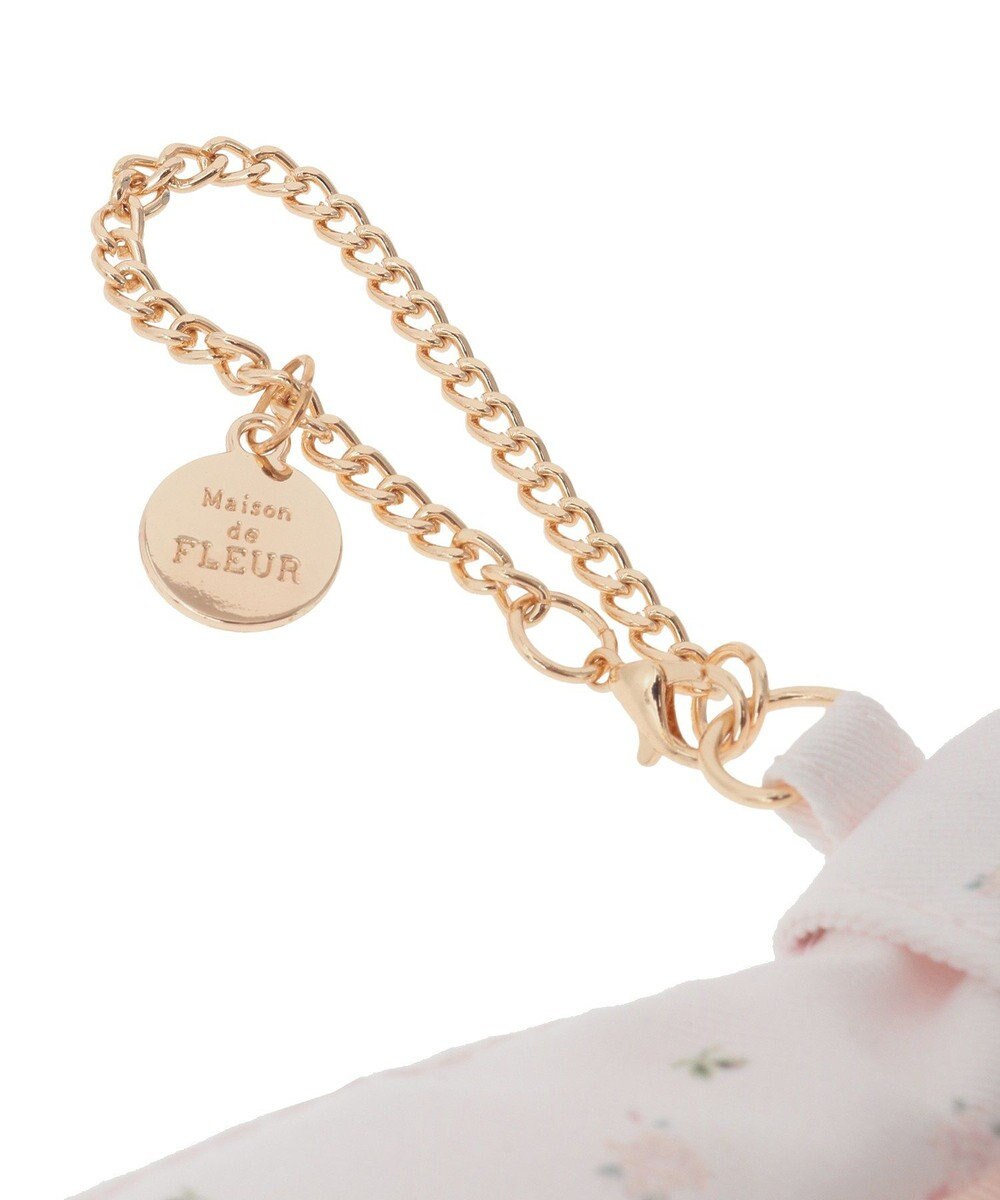 Maison de FLEUR ピンクマニアリボンポーチチャーム 