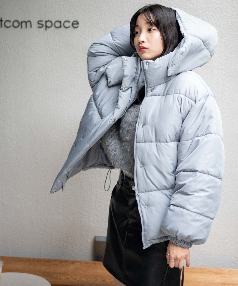 WEGO 【フード取り外し可能】2WAYパテッドジャケット 