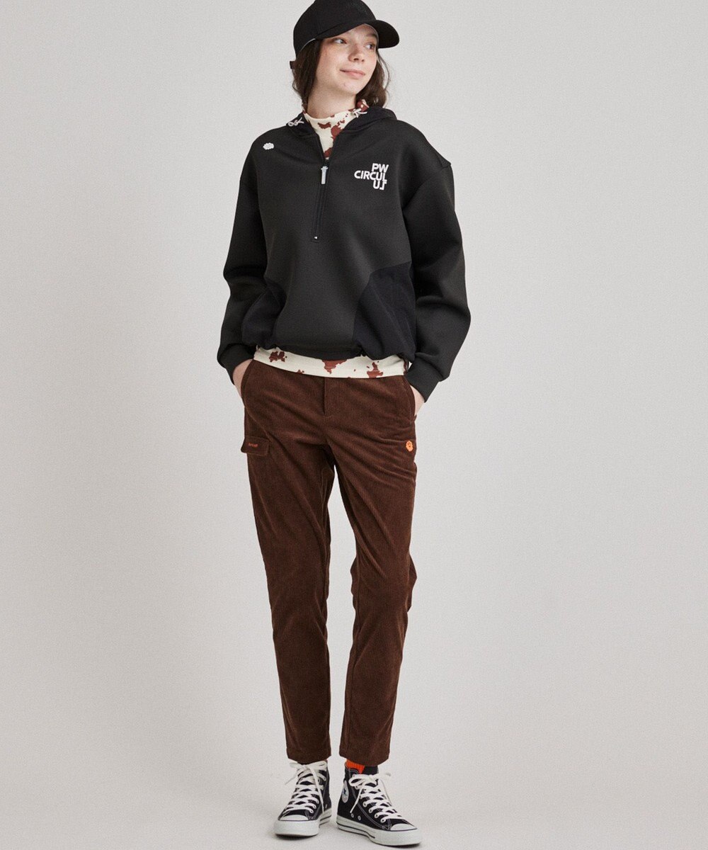 PW CIRCULUS 【WOMEN】コーデュロイ テーパードパンツ 