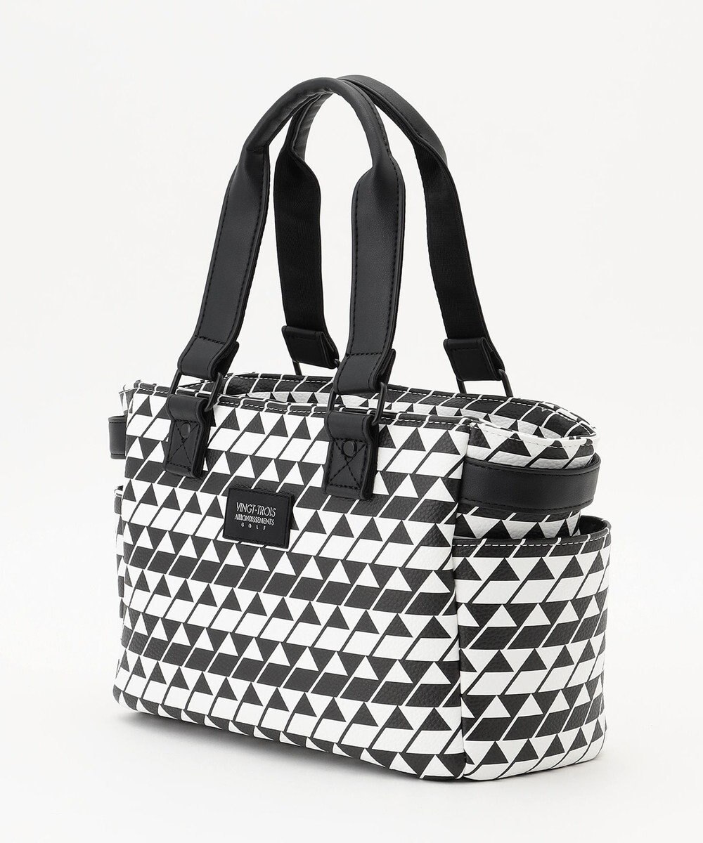 23区GOLF 【UNISEX】フラッグ総柄カートバッグ 