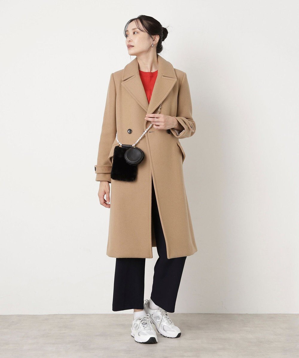 MOONBAT 【ファーバッグ 】パールショルダー スマホバッグ ポシェット フェイクファー 