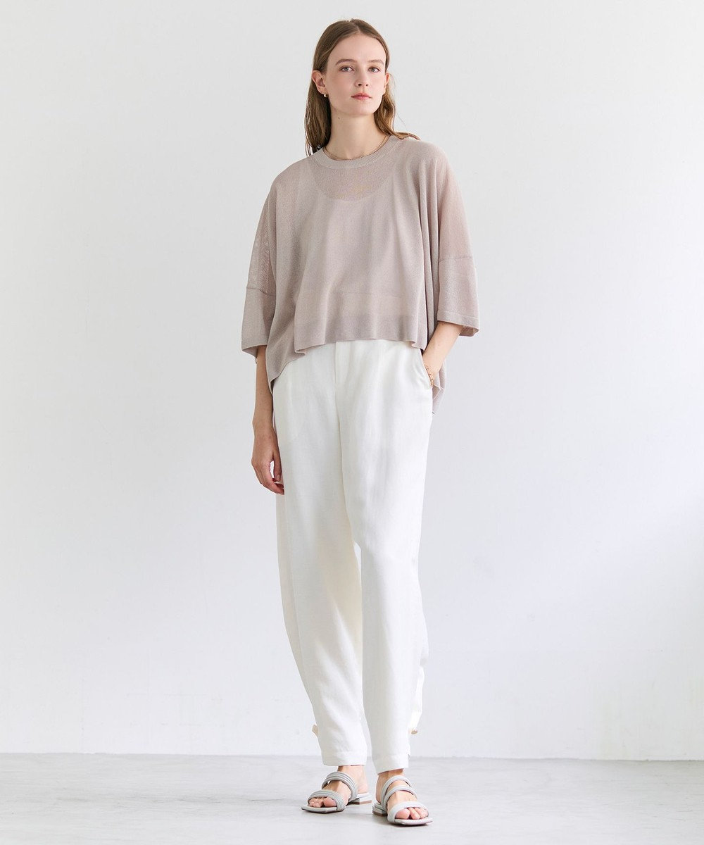 BEIGE， YOOPER / ドライタッチ シアーニット 