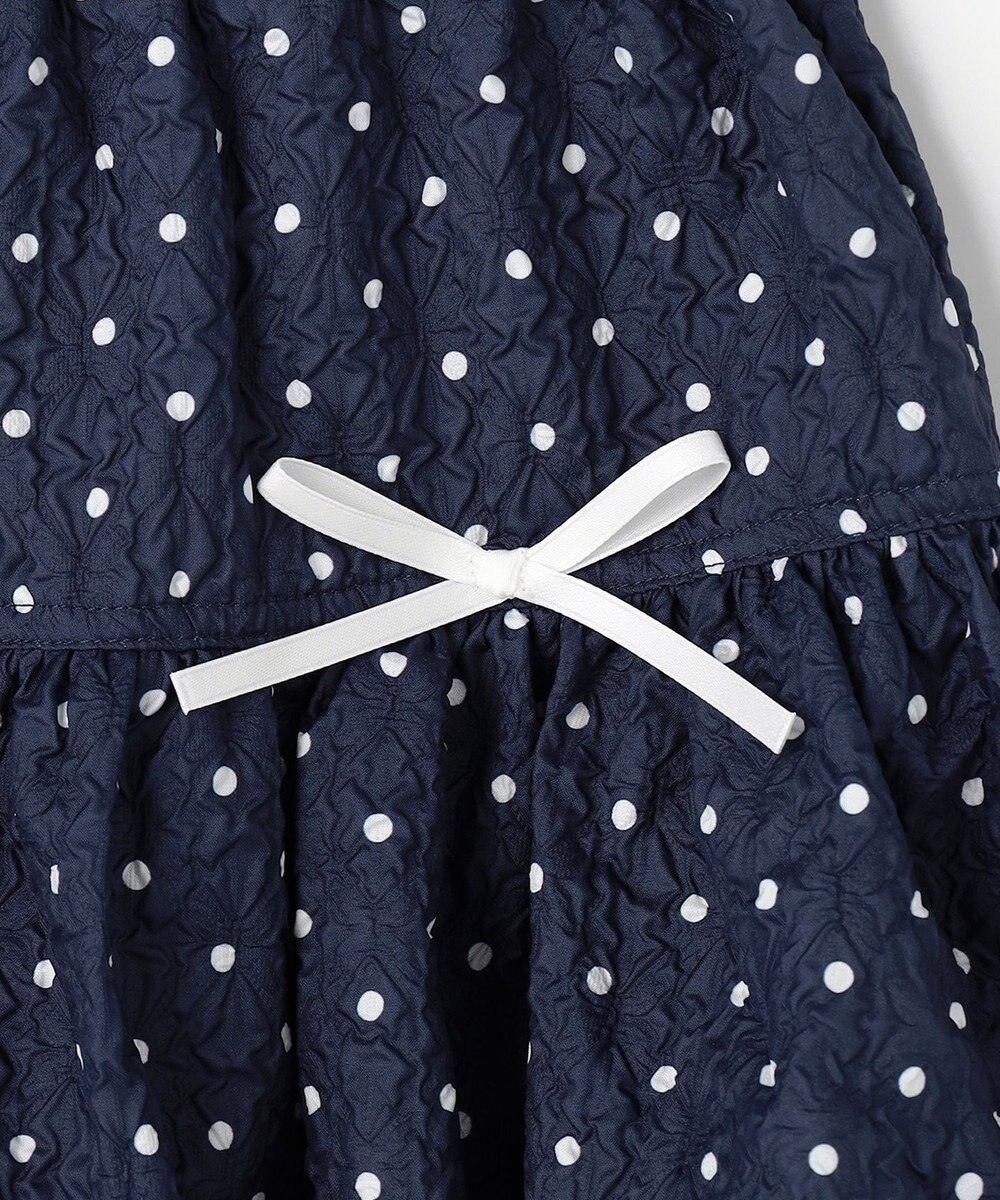 ANY KIDS 【洗濯機可能】バルーン ドットスカート 