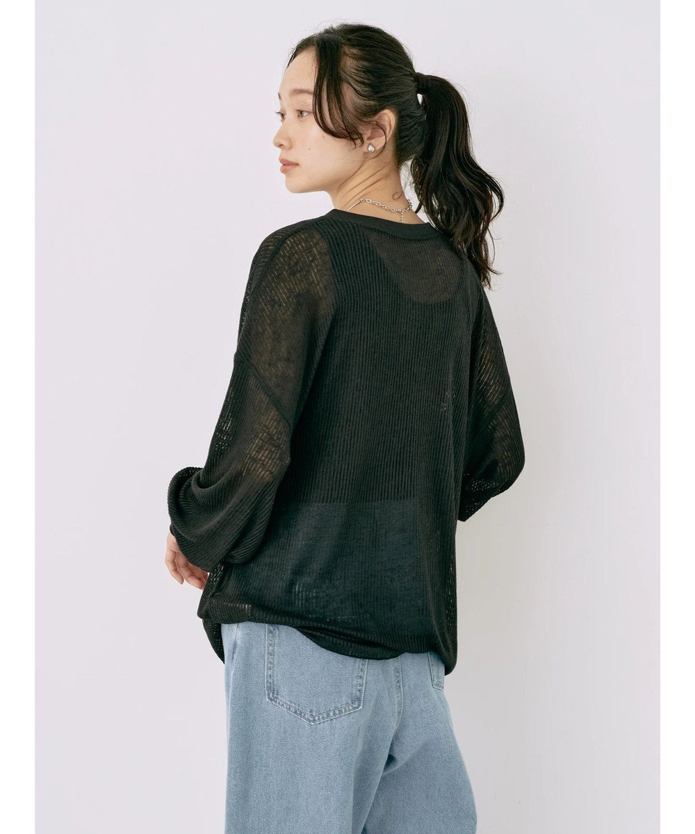 earth music&ecology シアーリブドルマンプルオーバー 