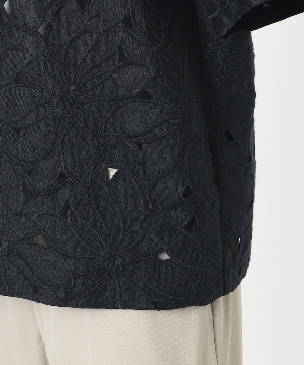 23区 【R(アール)】リネンエンブロイダリー ブラウス 