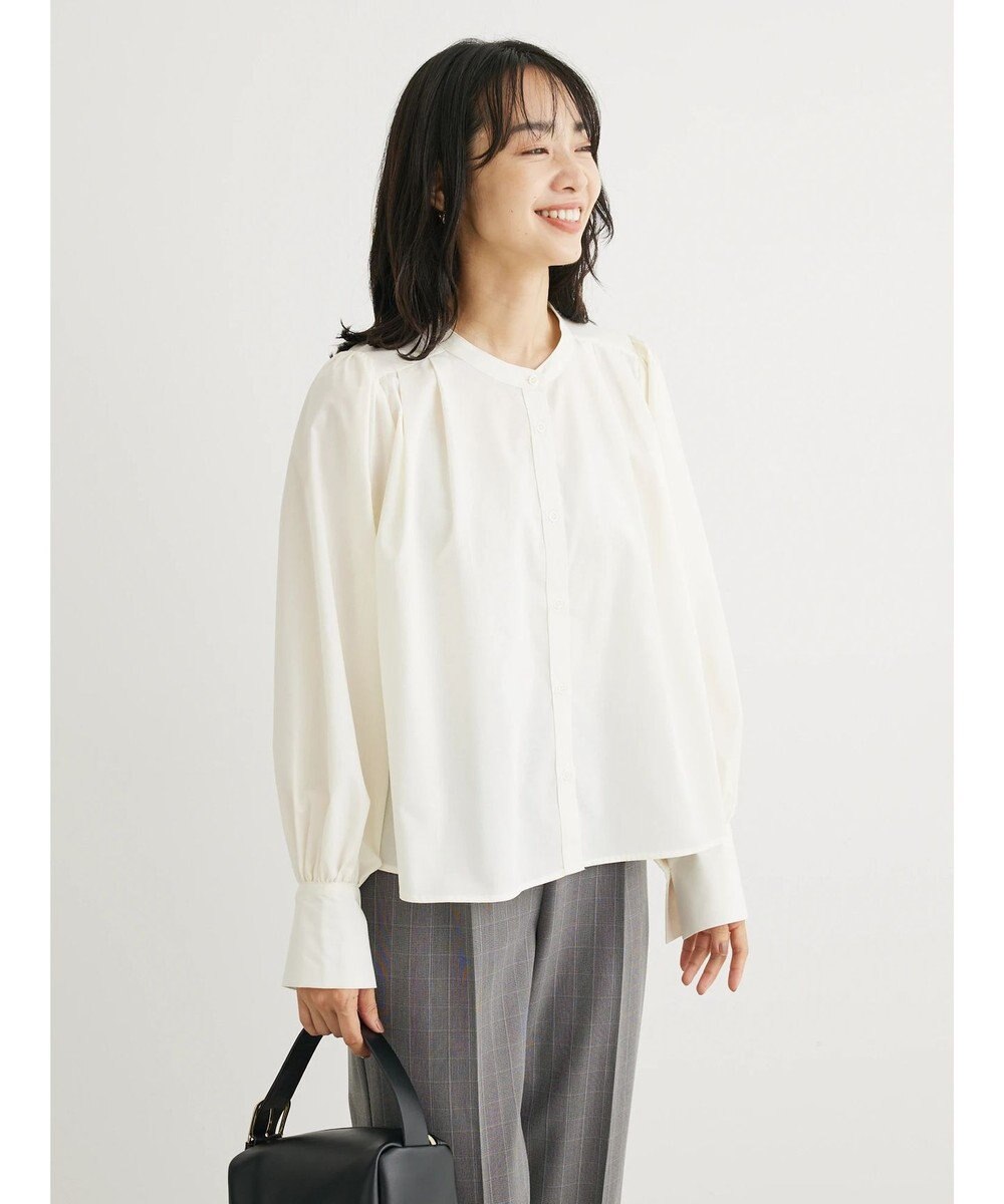 Green Parks タックブラウス 