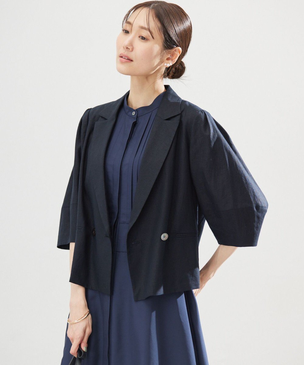 組曲 リネンレーヨン ジャケット 